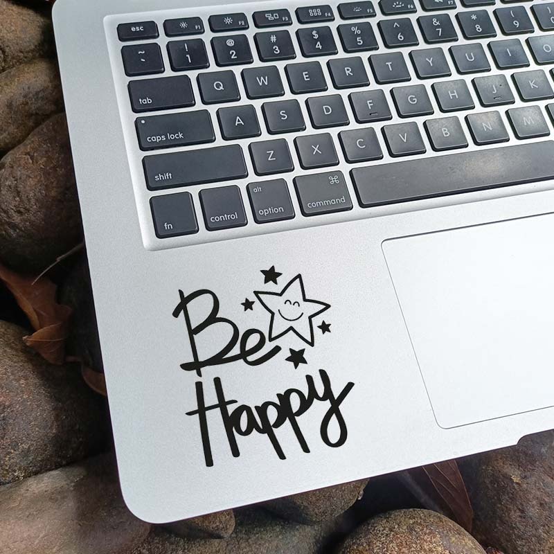 Be Happy Art quartz  Ʈ ƼĿ Macbook Pro 14..